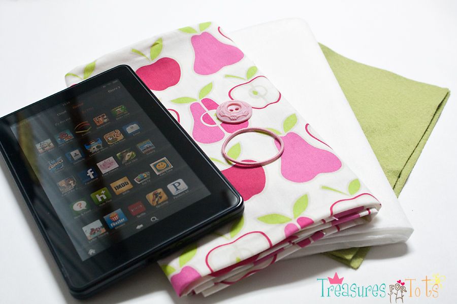 treasures for tots DIY Kindle Fire Sleeve Tutorial